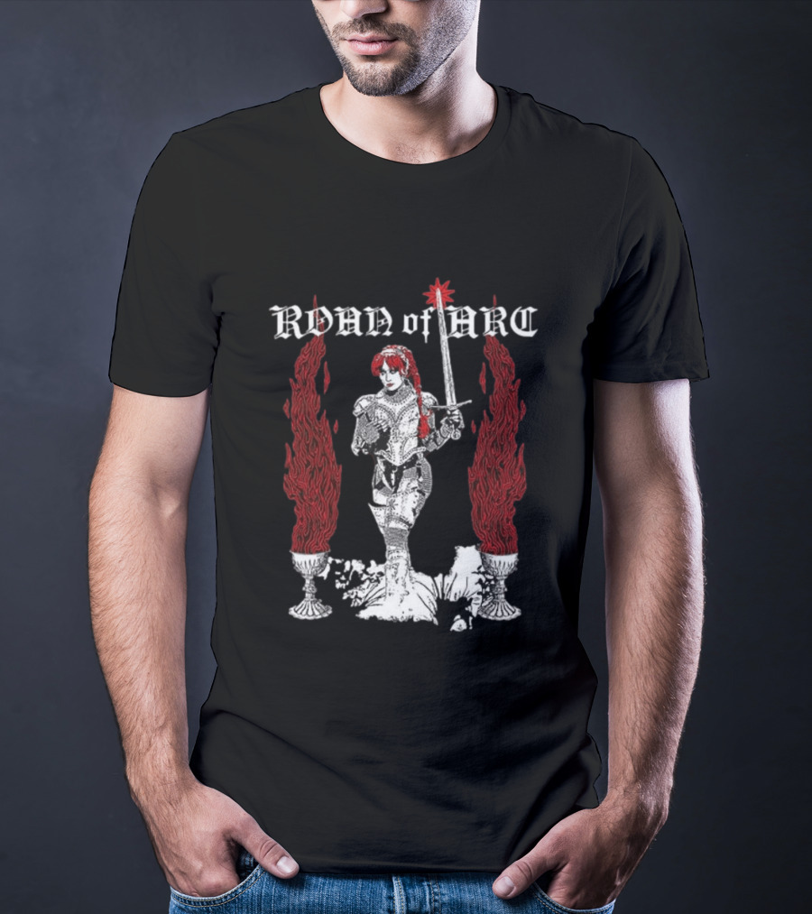 Chappell Roan Joan Of Arc Medieval Warrior With Flaming Chalices T-Shirt