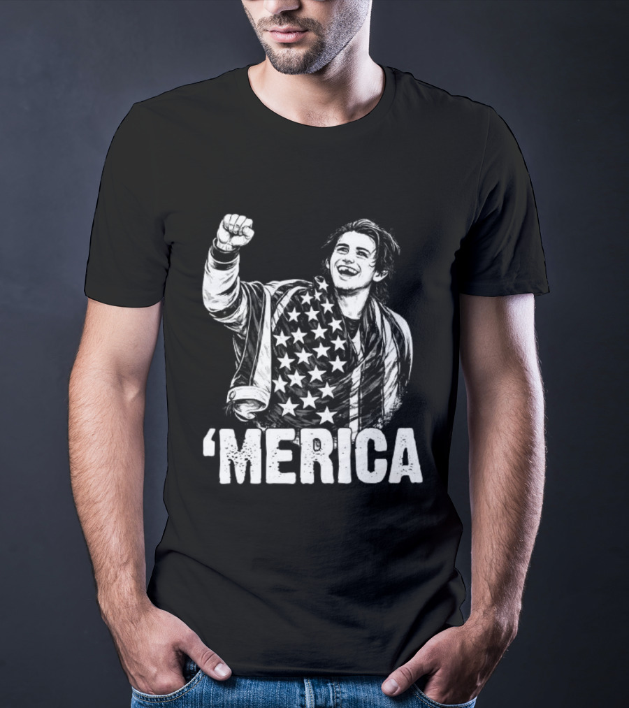 Jack Hughes Merica 2026 Olympic Gold Medal Team USA Hockey T-Shirt