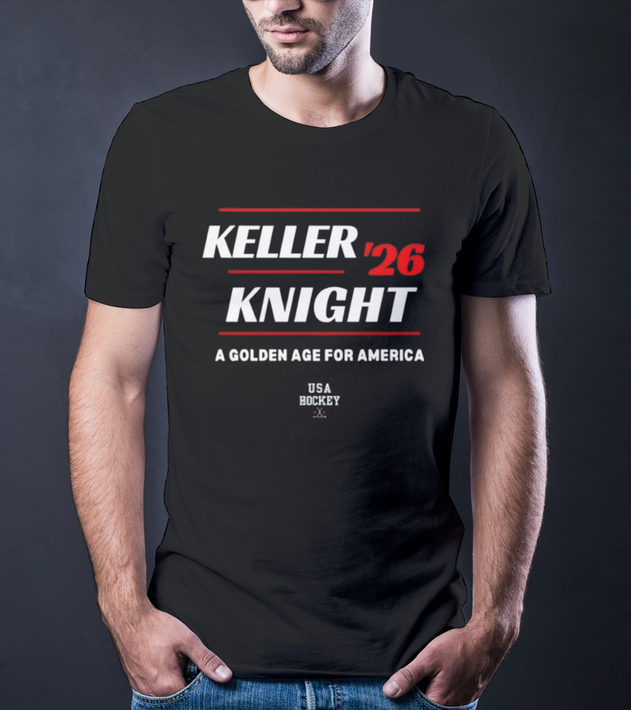Keller Knight '26 USA Hockey A Golden Age For America T-Shirt