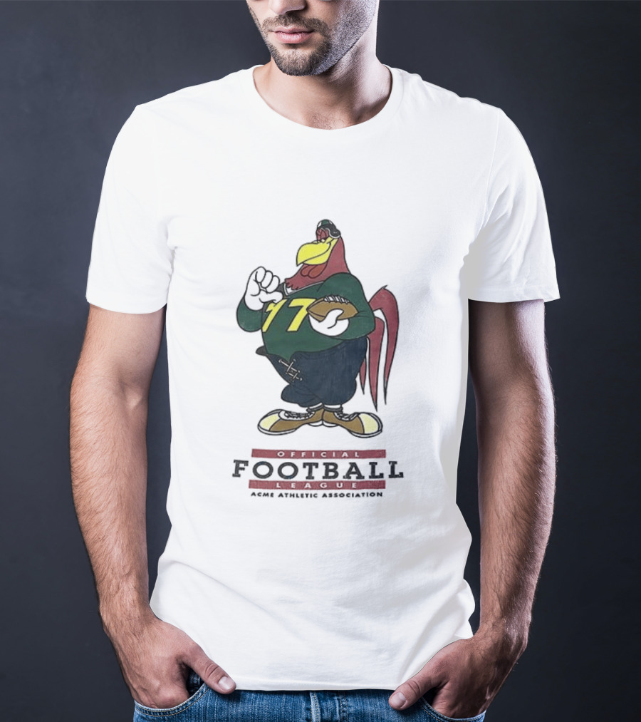 ACME Athletic Association Football League Rooster 77 T-Shirt