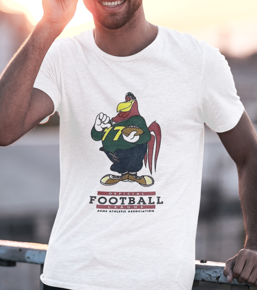 ACME Athletic Association Football League Rooster 77 T-Shirt