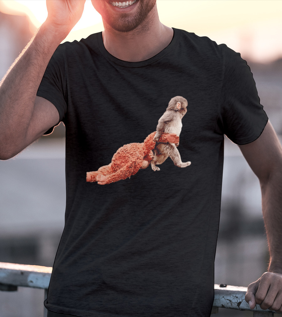 Punch Kun Monkey Meme Baby Toy Duo T-Shirt