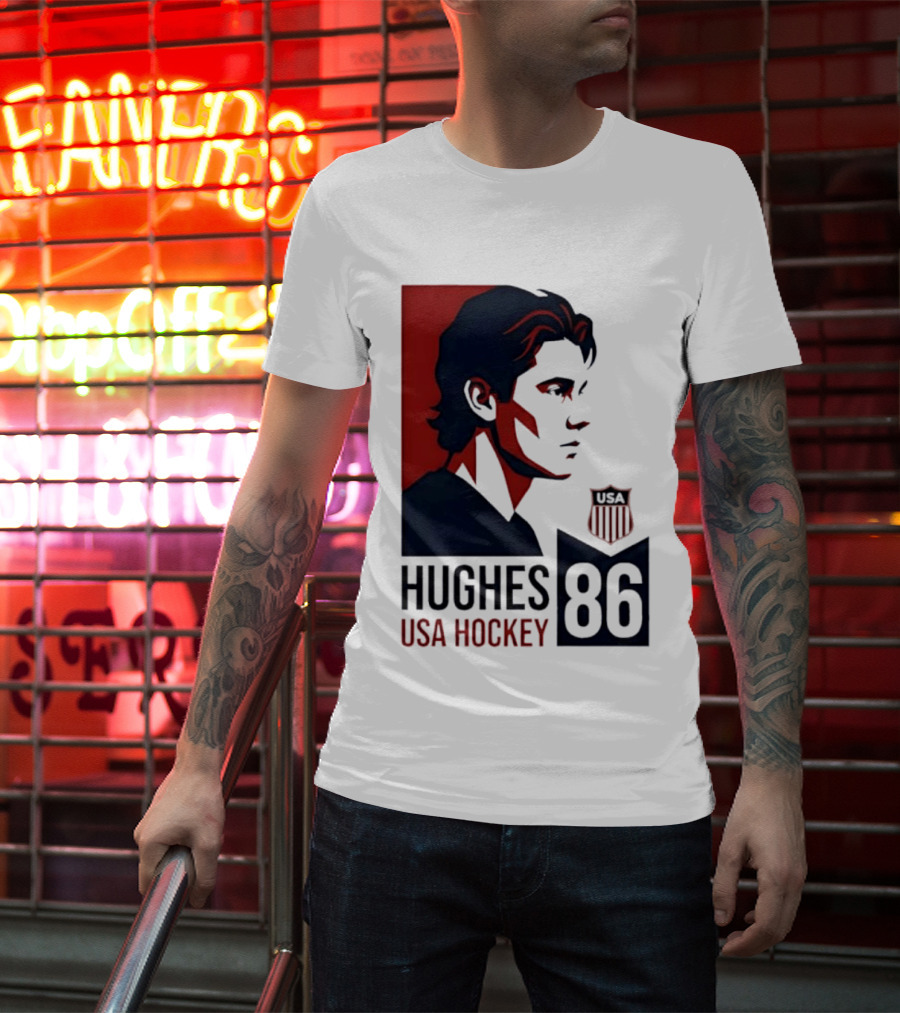 Hughes USA Hockey 86 Winter Olympic Team 2026 T-Shirt