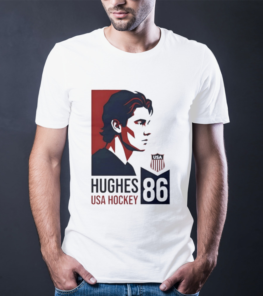 Hughes USA Hockey 86 Winter Olympic Team 2026 T-Shirt