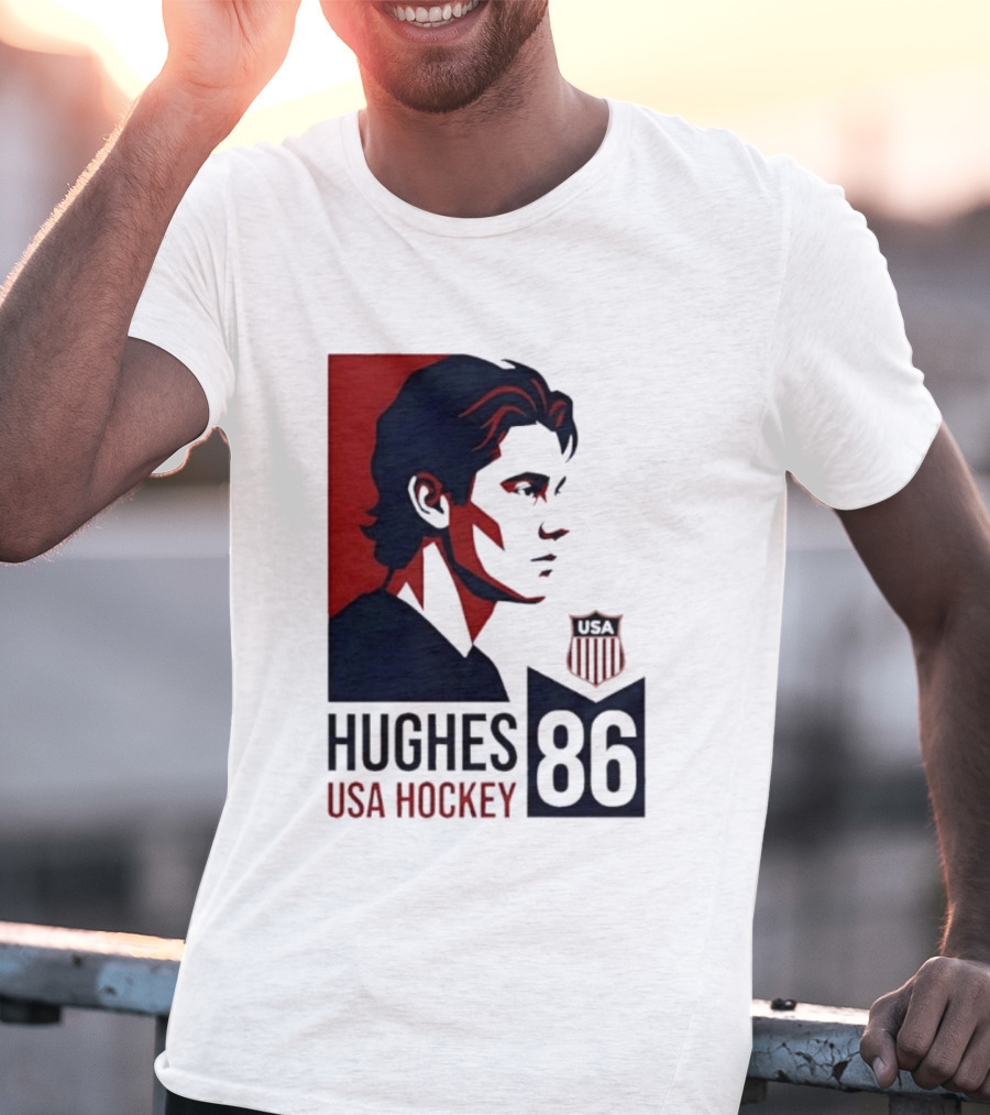 Hughes USA Hockey 86 Winter Olympic Team 2026 T-Shirt