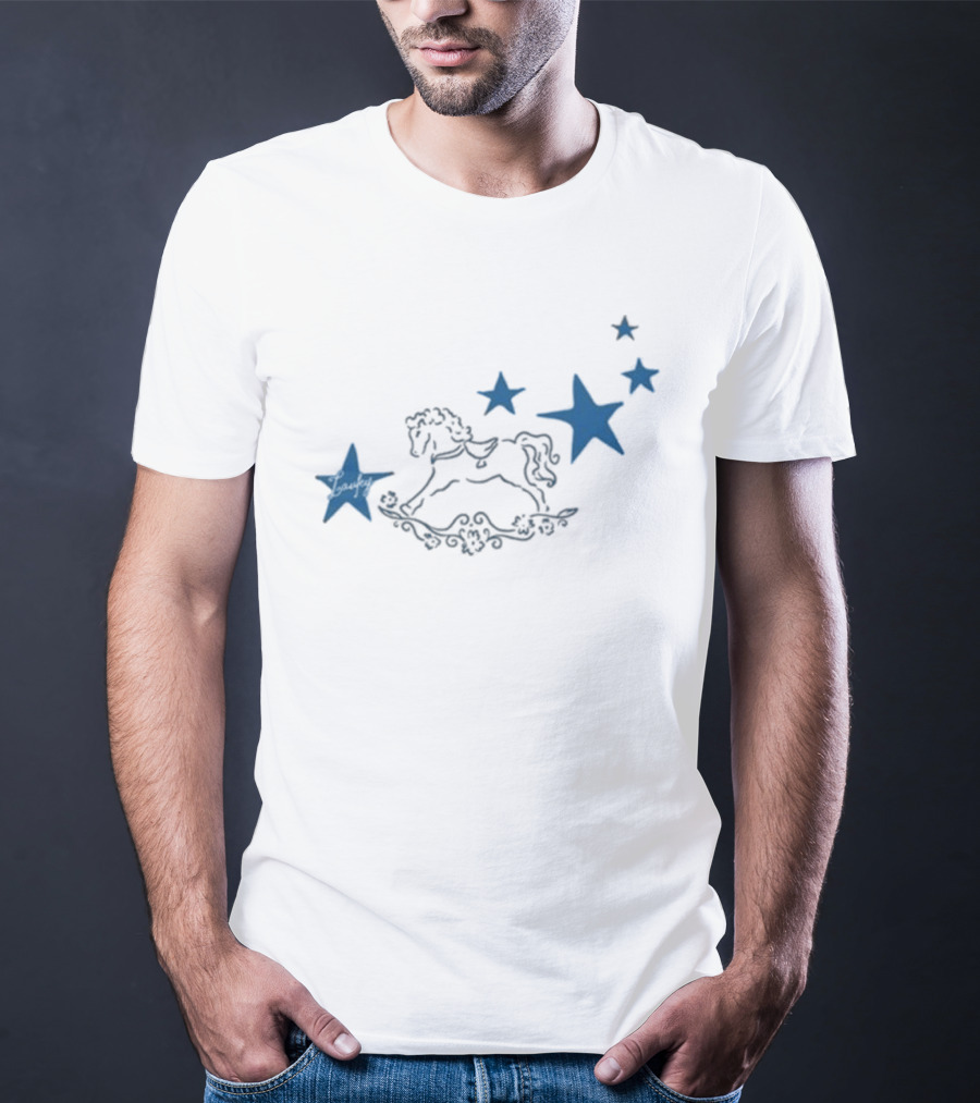 Laufey Music Carousel Horse Stars T-Shirt