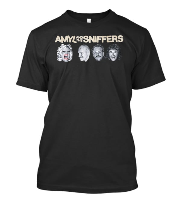 Amyl And The Sniffers 2026 Tour Dates USA Canada Europe UK Band Faces T-Shirt