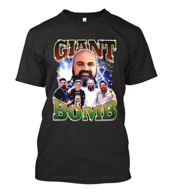 Giant Bomb 90s Electric Lightning Group T-Shirt