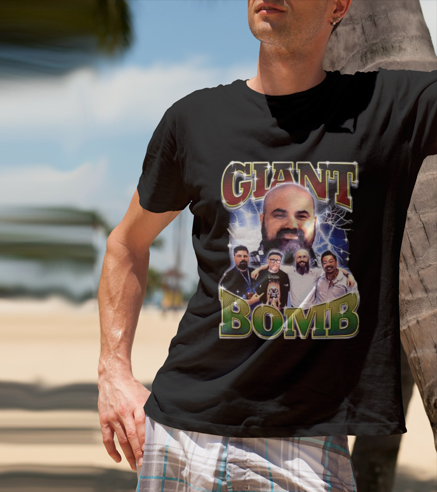 Giant Bomb 90s Electric Lightning Group T-Shirt