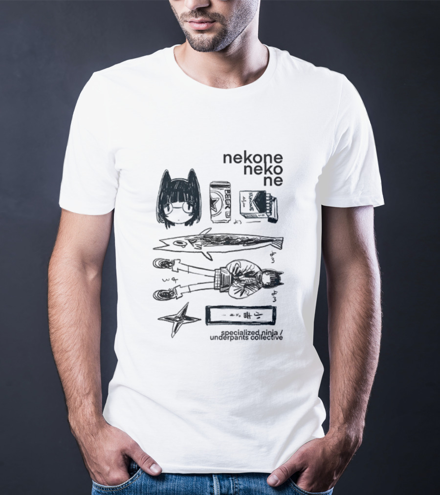 Nekone Neko Ninja Specialized Underpass Codoracle T-Shirt