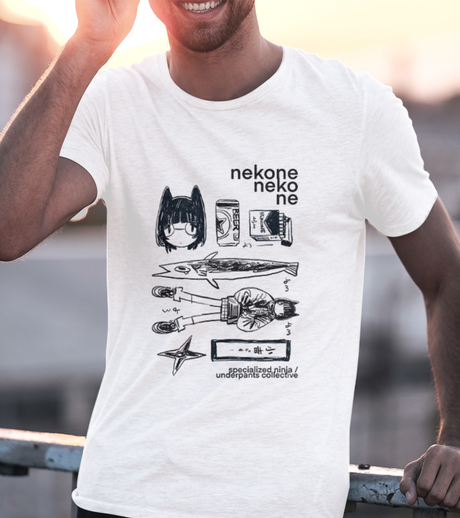 Nekone Neko Ninja Specialized Underpass Codoracle T-Shirt