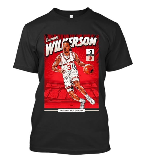 Lamar Wilkerson Indiana Hoosiers Basketball No 3 Comic T-Shirt
