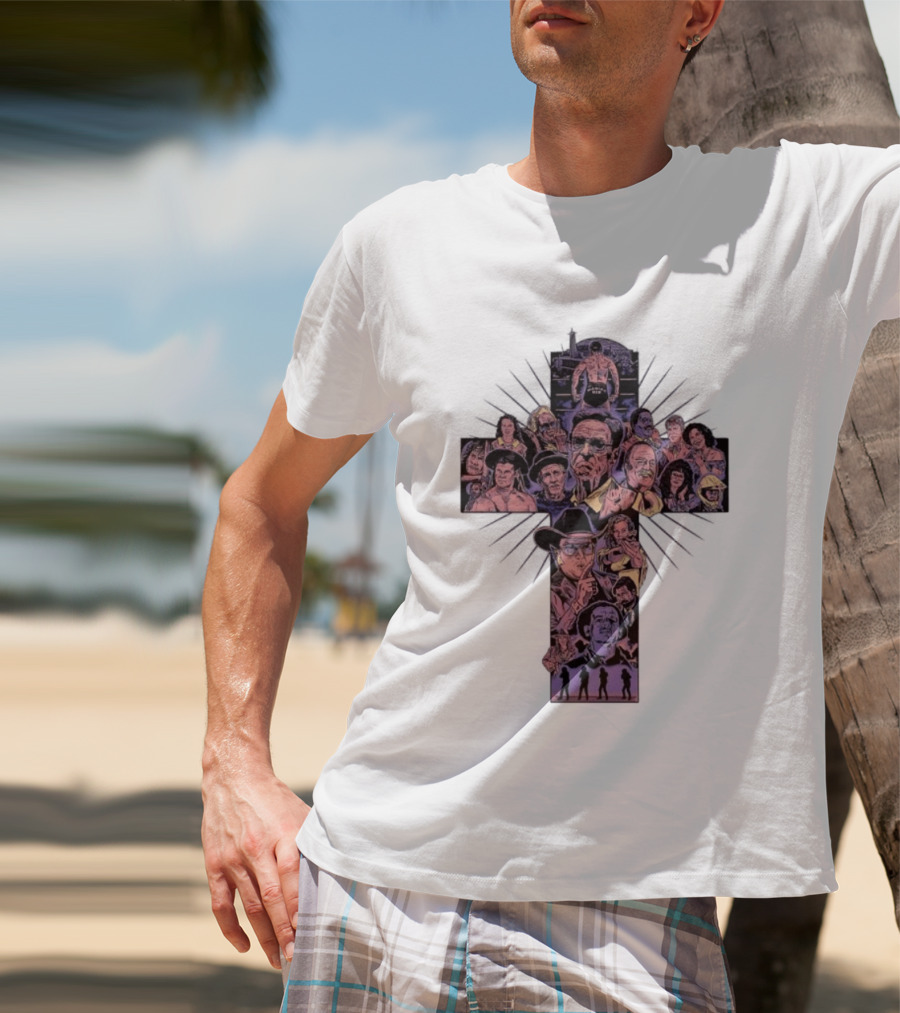 Righteous Gemstones Season 4 Cast Cross Shape T-Shirt