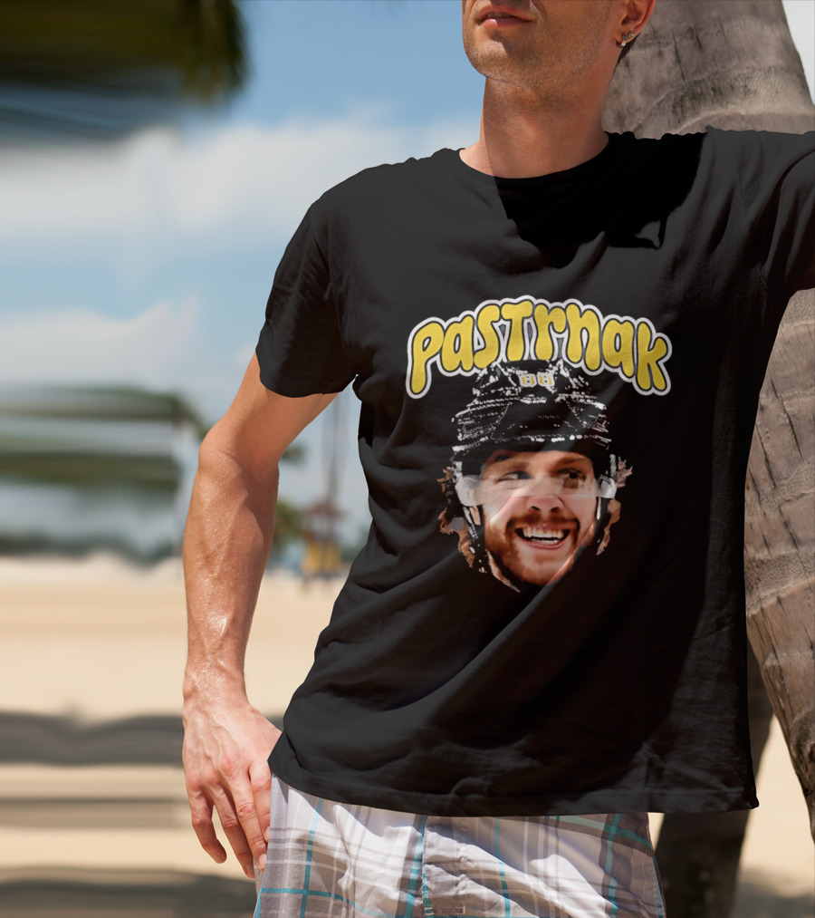 David Pastrnak Boston Bruins Big Head PASTRNAK T-Shirt