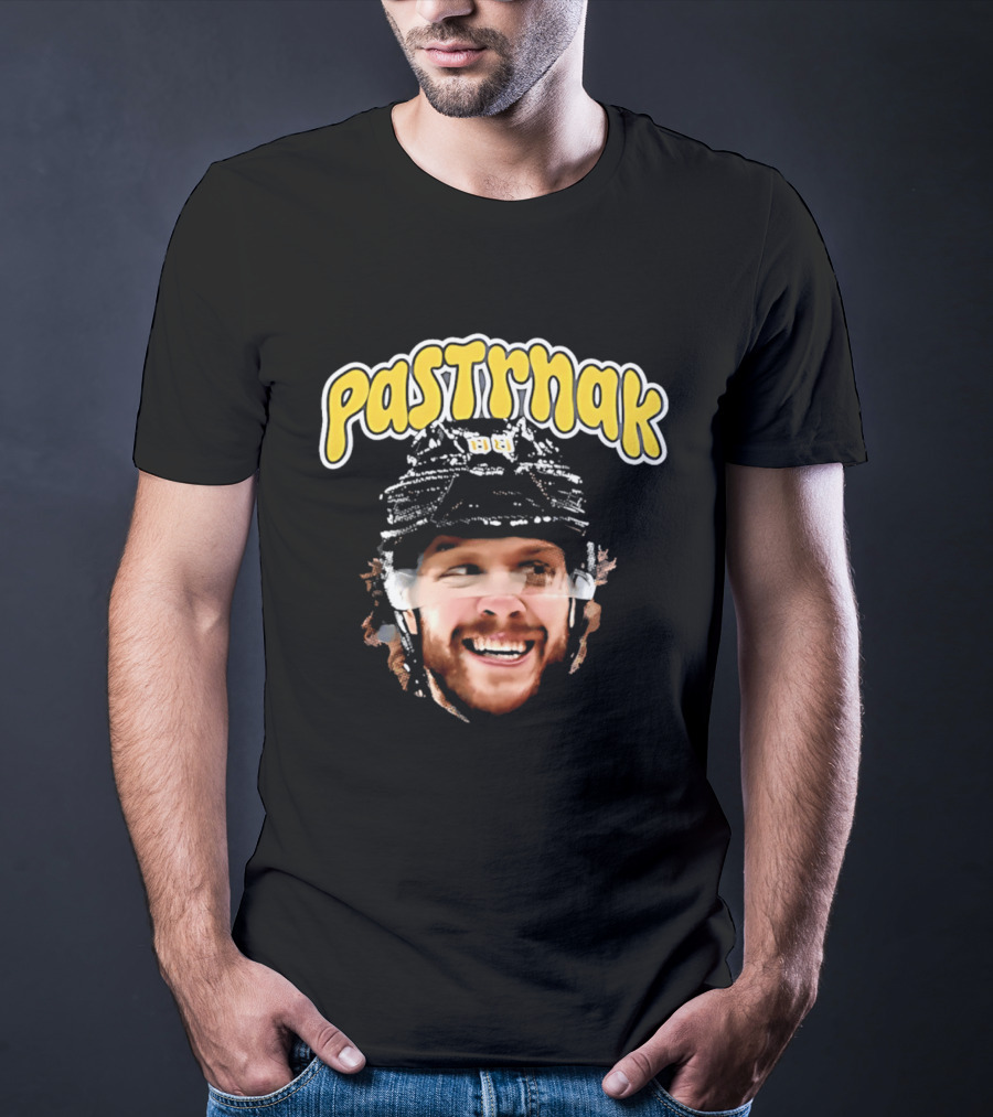 David Pastrnak Boston Bruins Big Head PASTRNAK T-Shirt