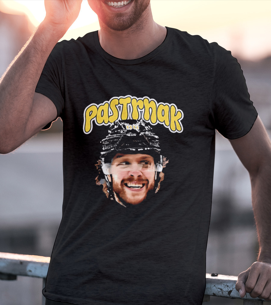 David Pastrnak Boston Bruins Big Head PASTRNAK T-Shirt