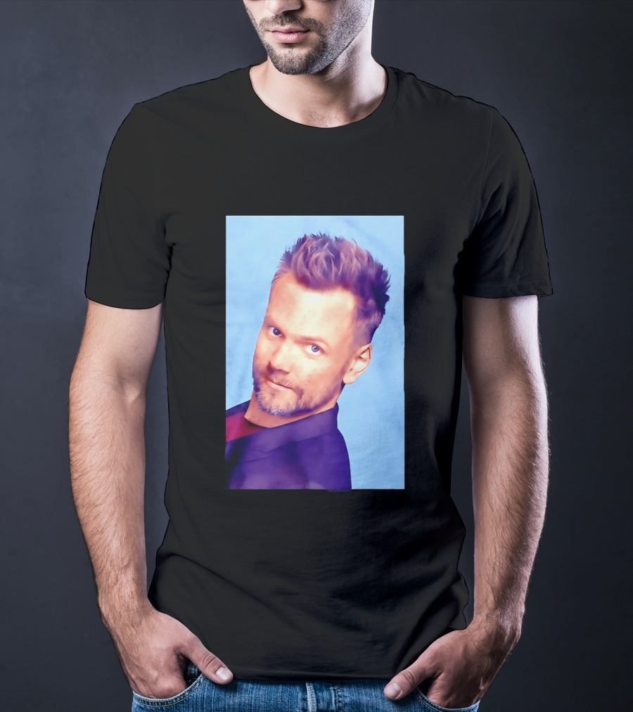 Joel McHale Blue T-Shirt