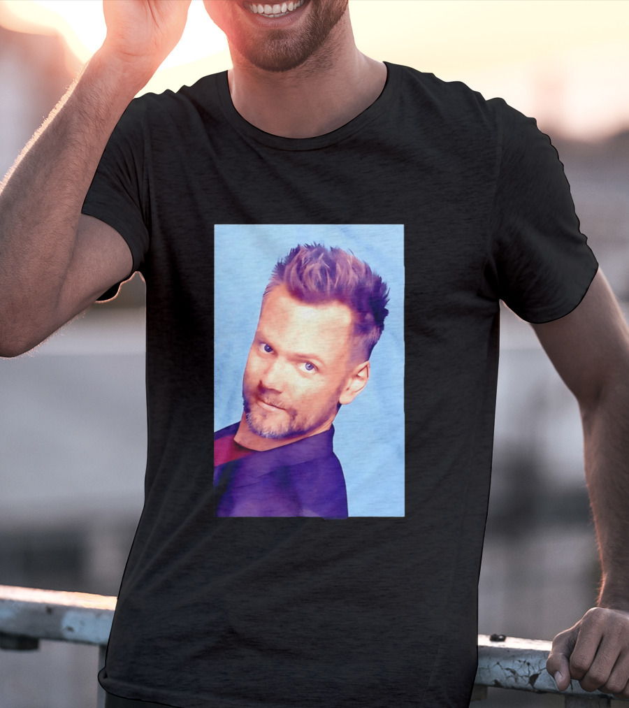 Joel McHale Blue T-Shirt