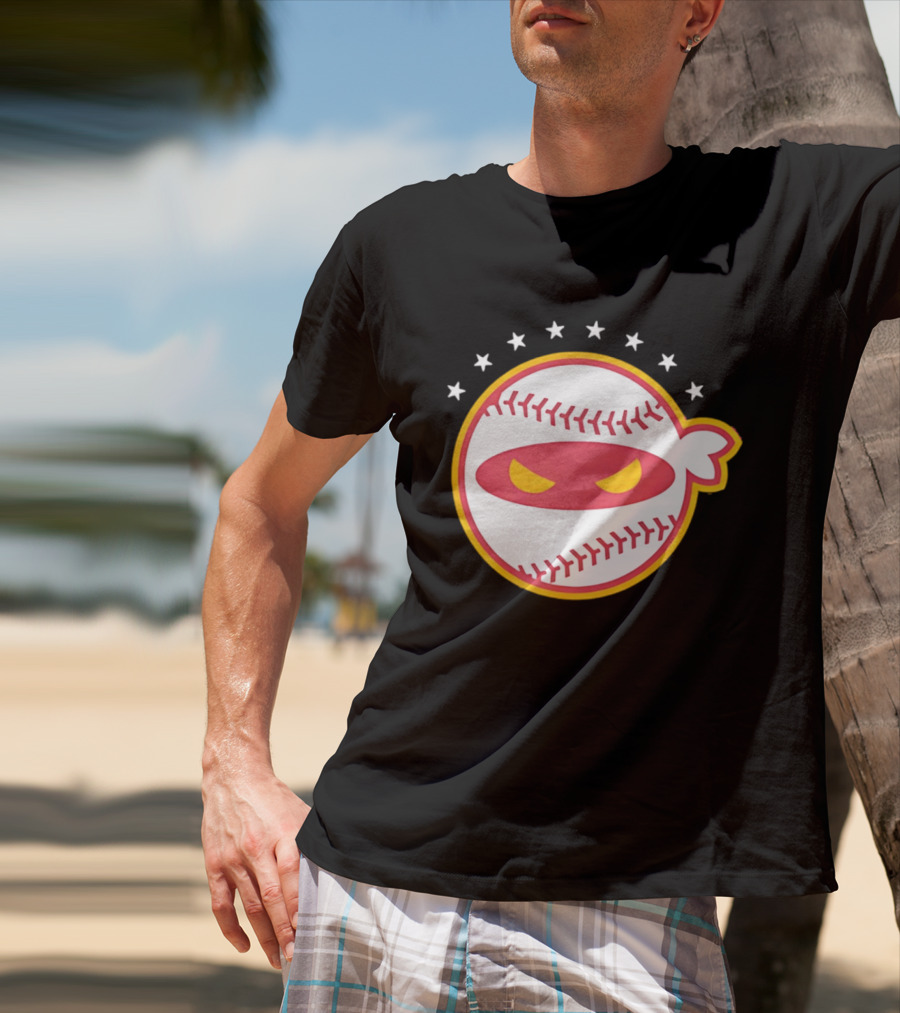 Venezuela Baseball Ninja Stars Pitching Ninja T-Shirt