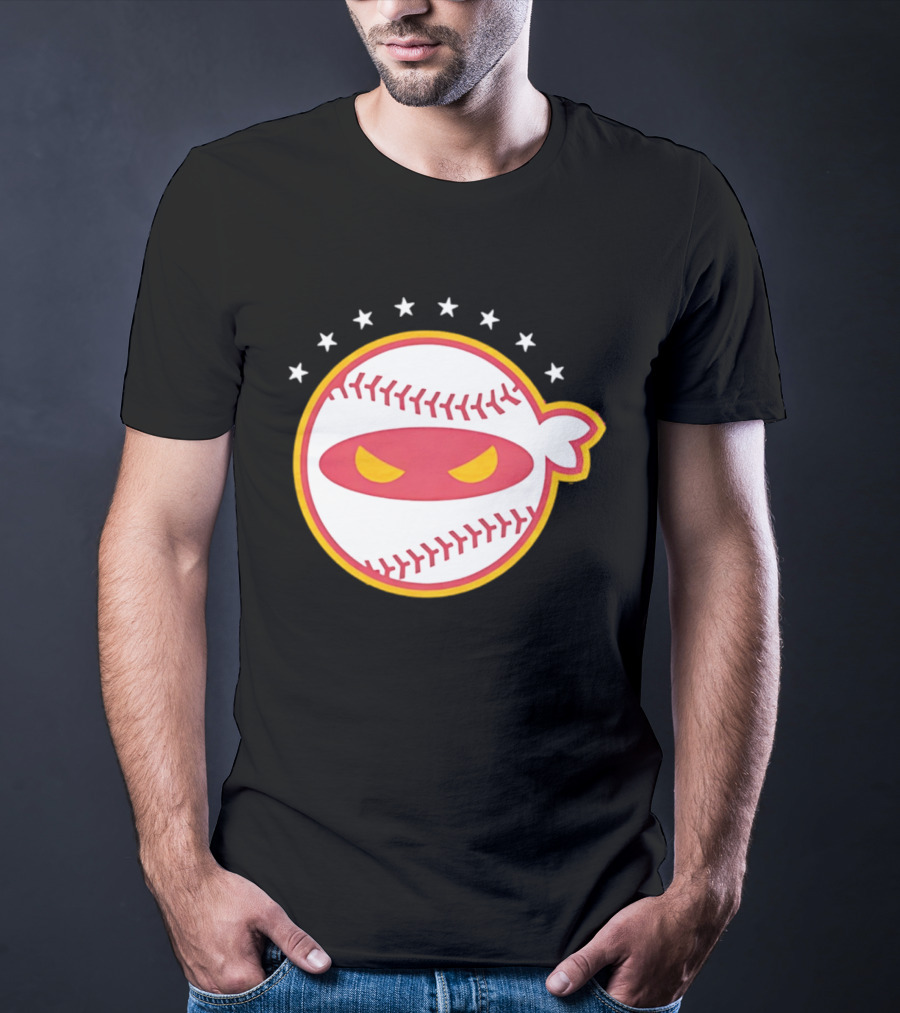 Venezuela Baseball Ninja Stars Pitching Ninja T-Shirt