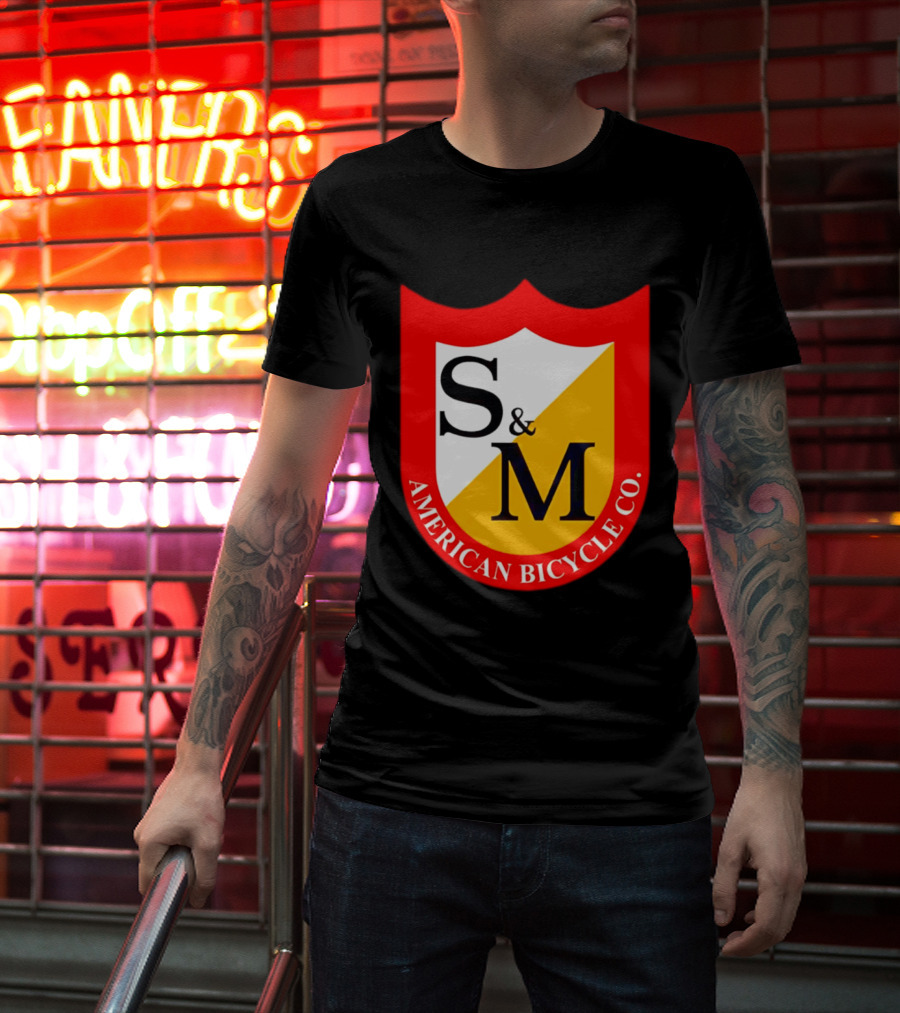 S&M American Bicycle Co Shield T-Shirt