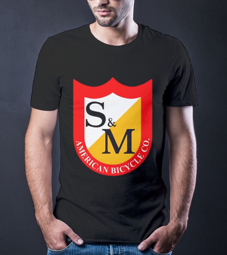S&M American Bicycle Co Shield T-Shirt
