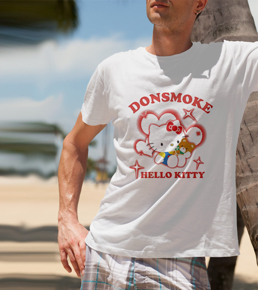 Hello Kitty Sanrio Family Don Smoke T-Shirt