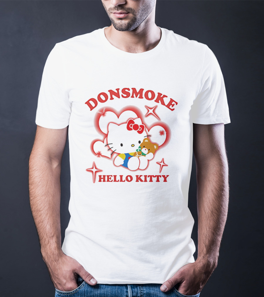 Hello Kitty Sanrio Family Don Smoke T-Shirt