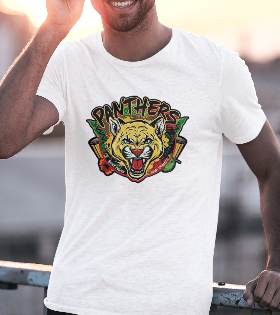 Florida Panthers 2026 Black History Night Silent Power Loud Impact T-Shirt