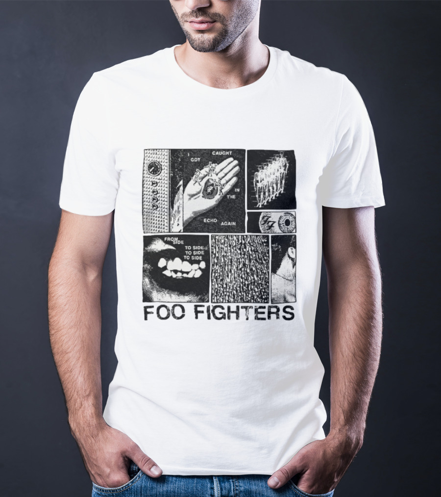 Foo Fighters I Got Caught In The Echo Again From Side To Side T-Shirt