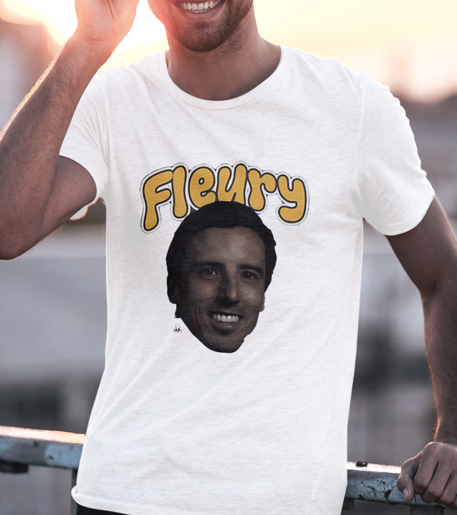 Marc André Fleury Pittsburgh Penguins Big Head Fleury '26 T-Shirt