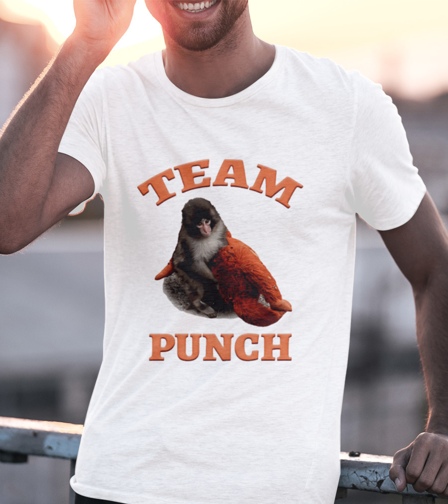 Team Punch Monkey 2026 Collage T-Shirt