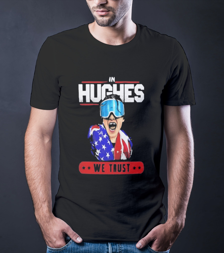 In Hughes We Trust Patriotic Goggles ákafan T-Shirt