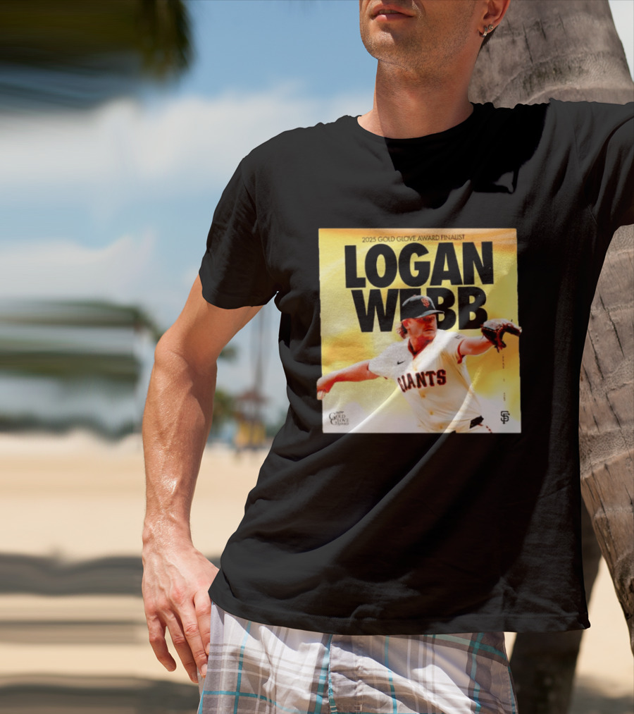 2025 Gold Glove Award Finalist Logan Webb Giants T-Shirt