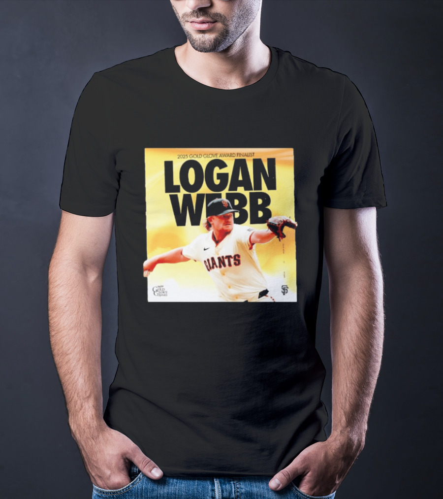 2025 Gold Glove Award Finalist Logan Webb Giants T-Shirt