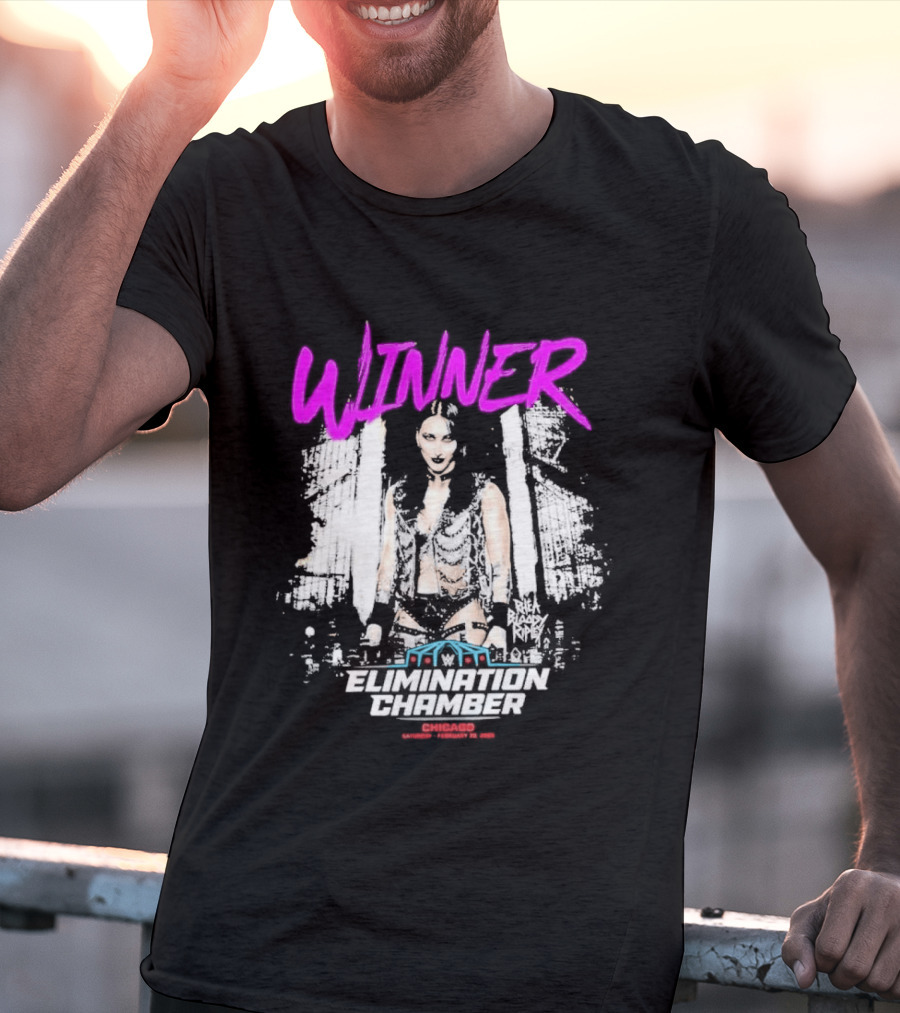 Rhea Ripley Elimination Chamber 2026 Winner Champion T-Shirt