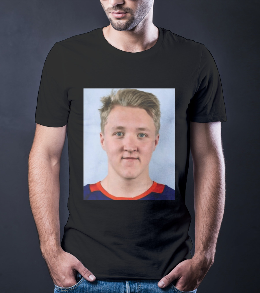 Simon Holmstrom New York Islanders Profile Player T-Shirt