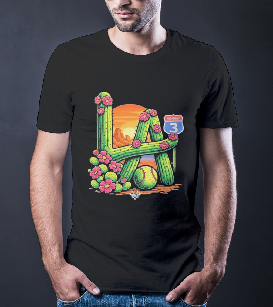 LA Dodgers Road To 3 Stars T-Shirt