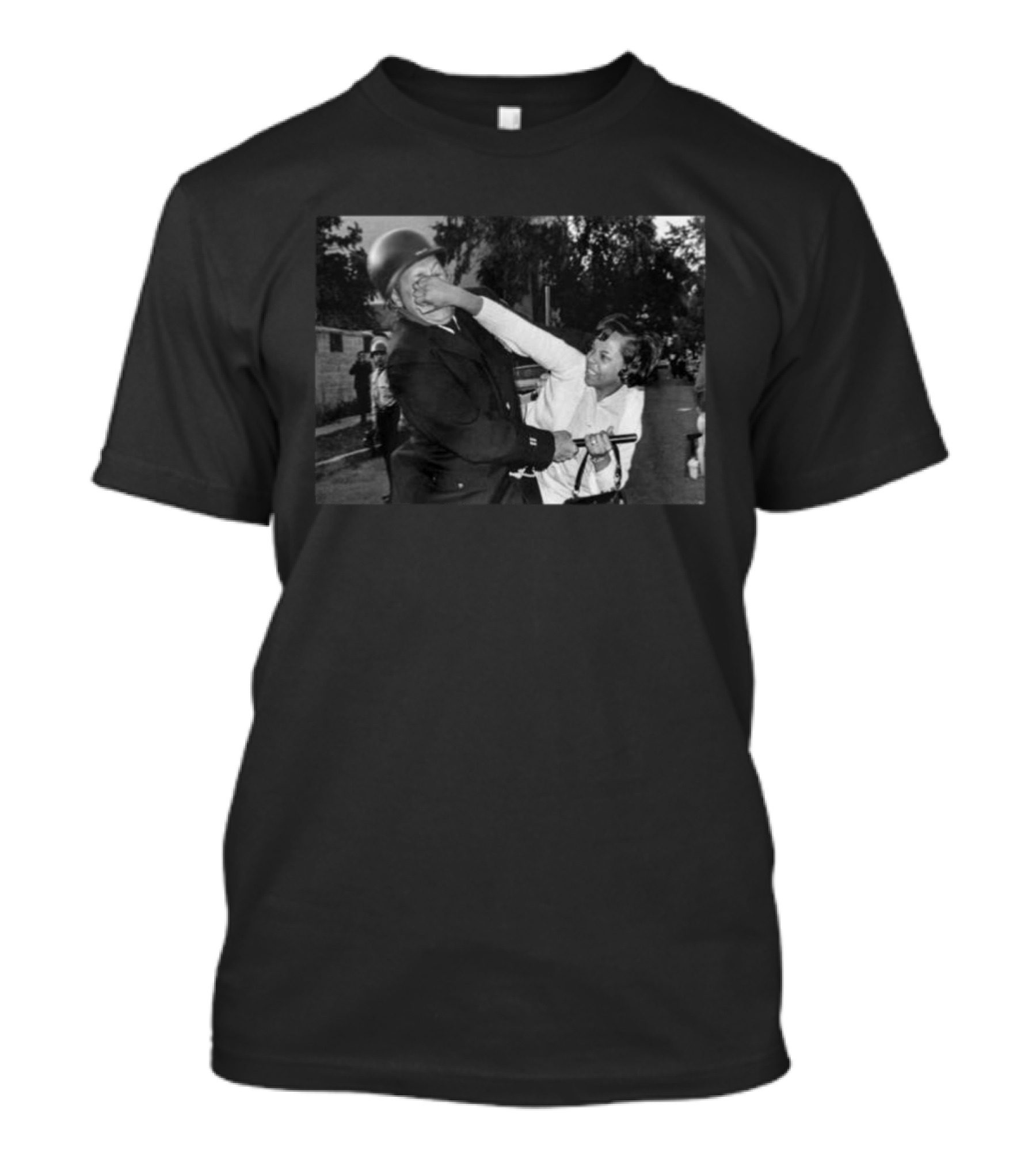 Pamela Echols Punching A Policeman Vintage Protest Moment T-Shirt