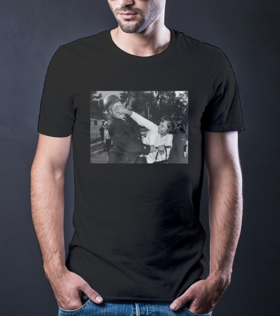Pamela Echols Punching A Policeman Vintage Protest Moment T-Shirt