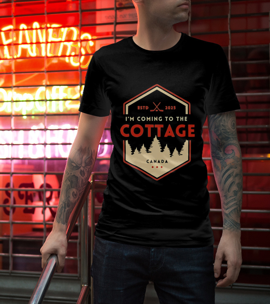I'm Coming To The Cottage ESTD 2025 Canada Hockey T-Shirt