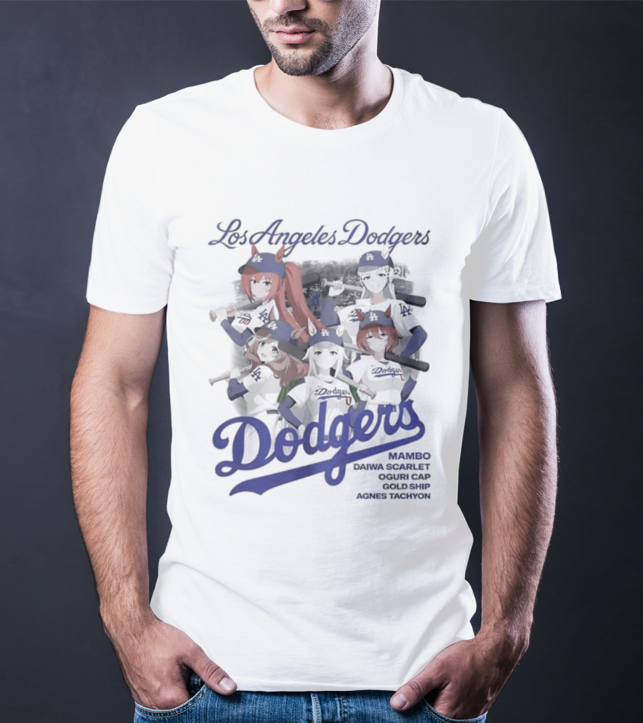 Los Angeles Dodgers Uma Musume Collaboration T-Shirt