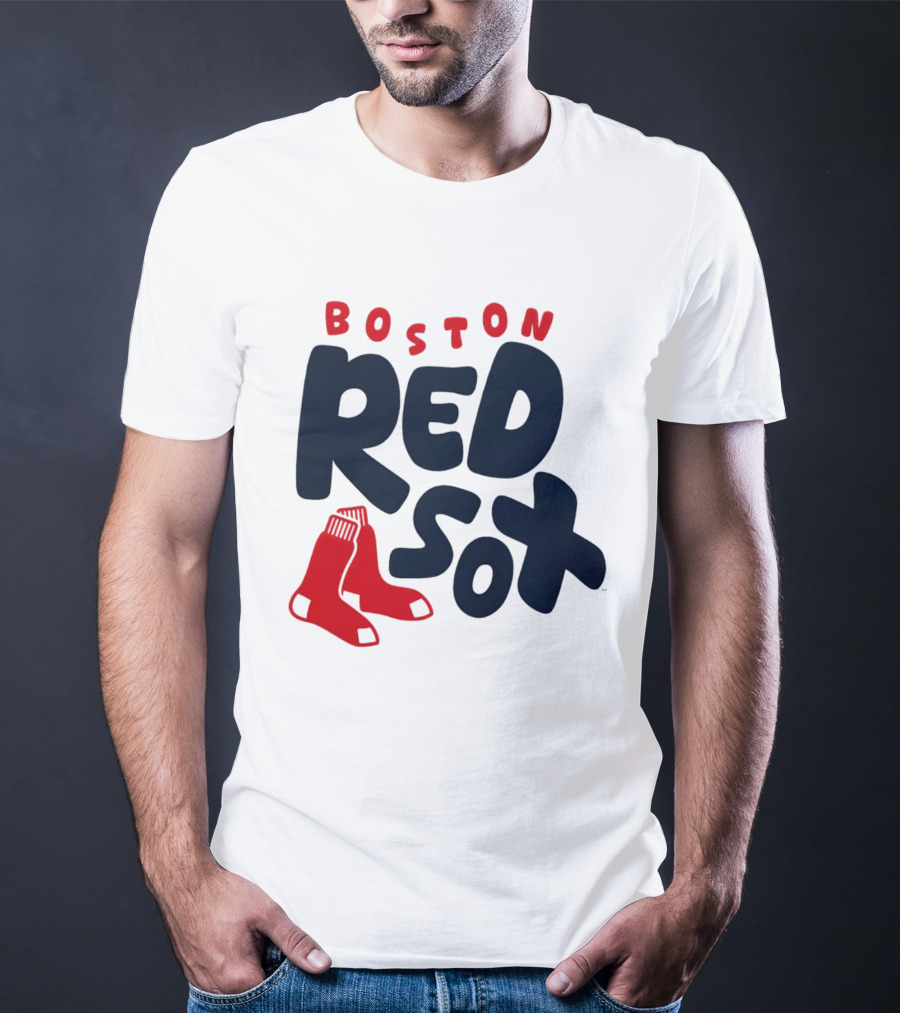 Boston Red Sox Bubble Crew Neck Baseball T-Shirt