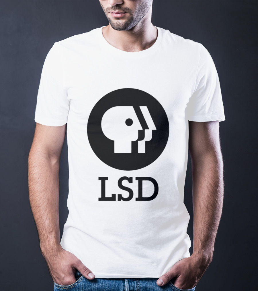 Dave Landau Wears LSD PBS T-Shirt
