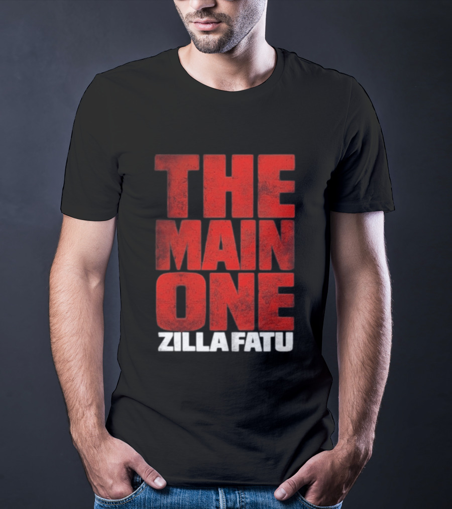 Zilla Fatu The Main One Bold Red T-Shirt