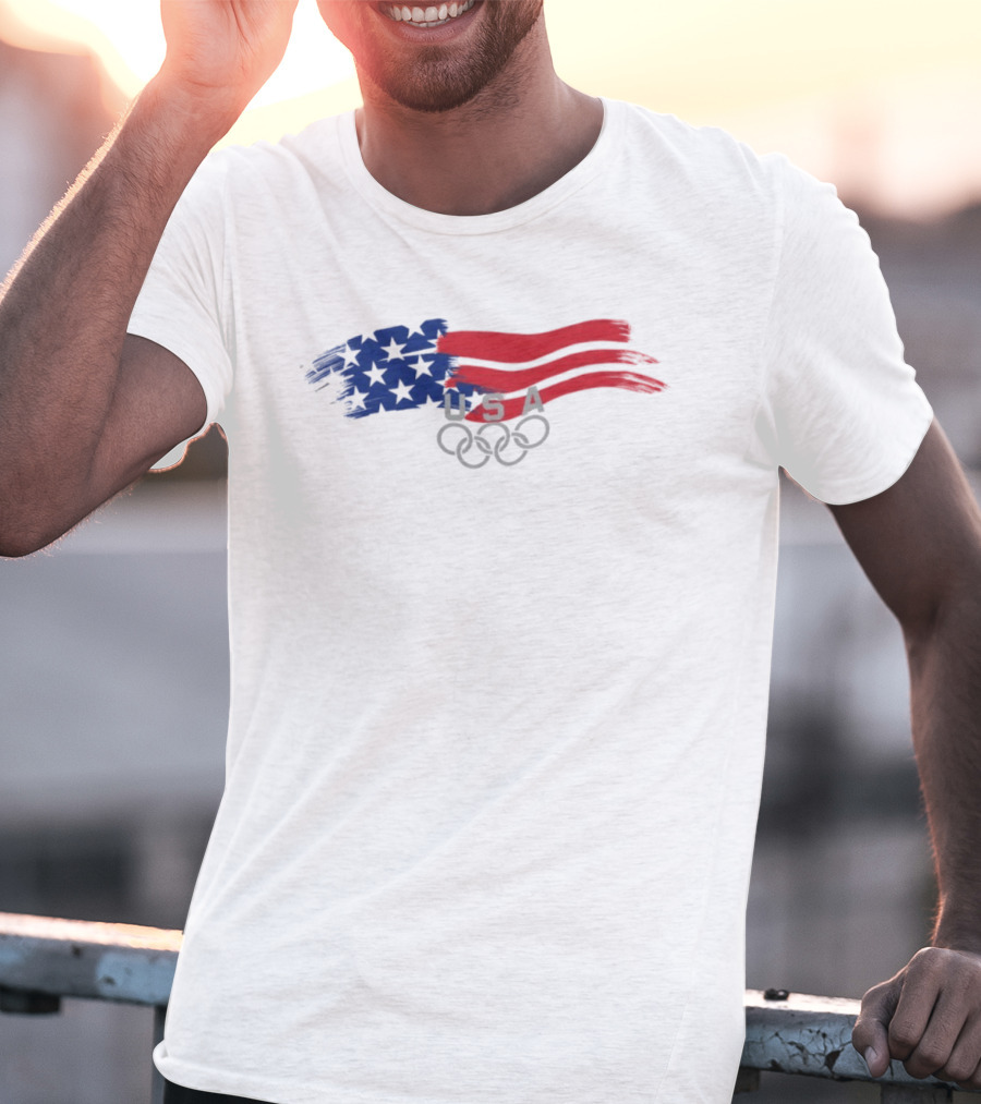 USA 2026 Winter Olympics Stars And Stripes T-Shirt