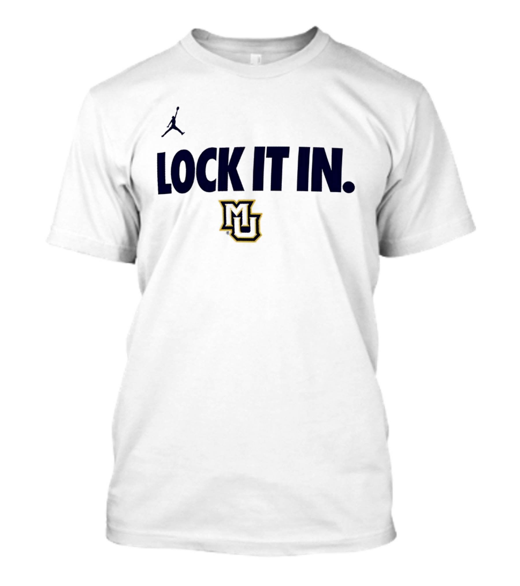 Jordan Marquette Golden Eagles Lock It In MU 2026 WCC T-Shirt
