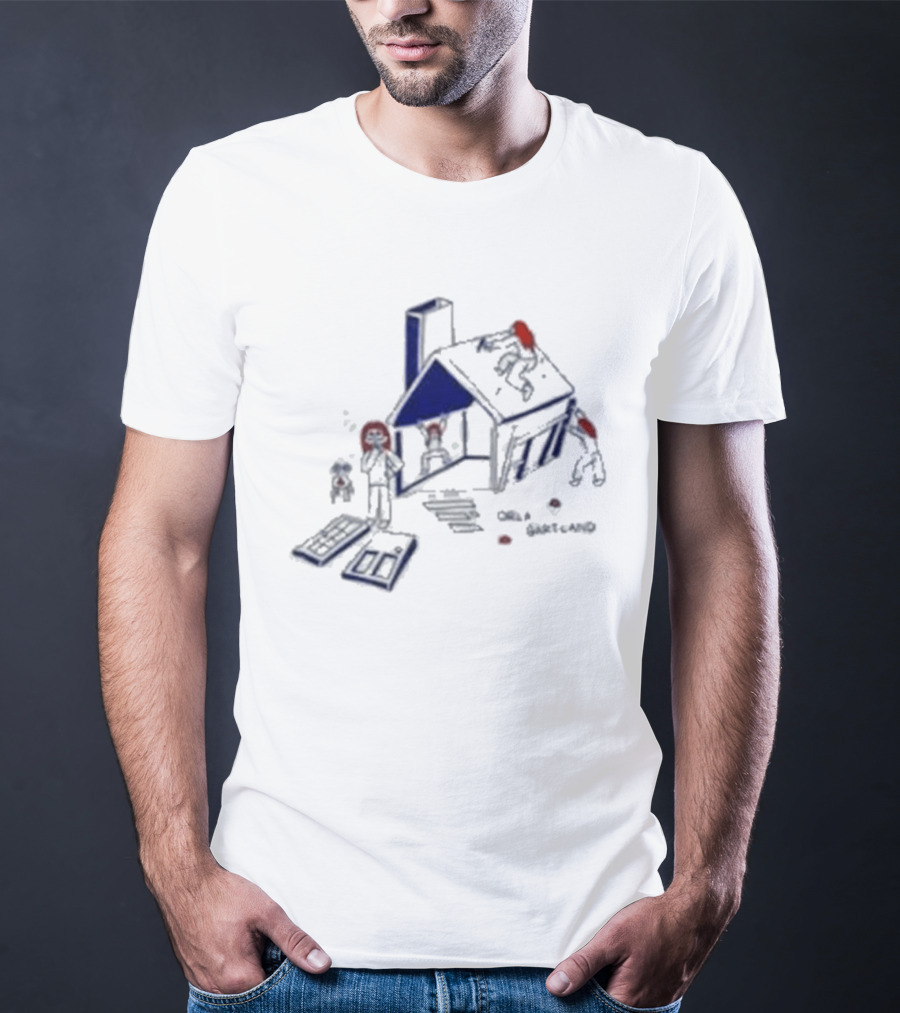 Orla Gartland A Work In Progress House Art Playful Red Haired Characters T-Shirt