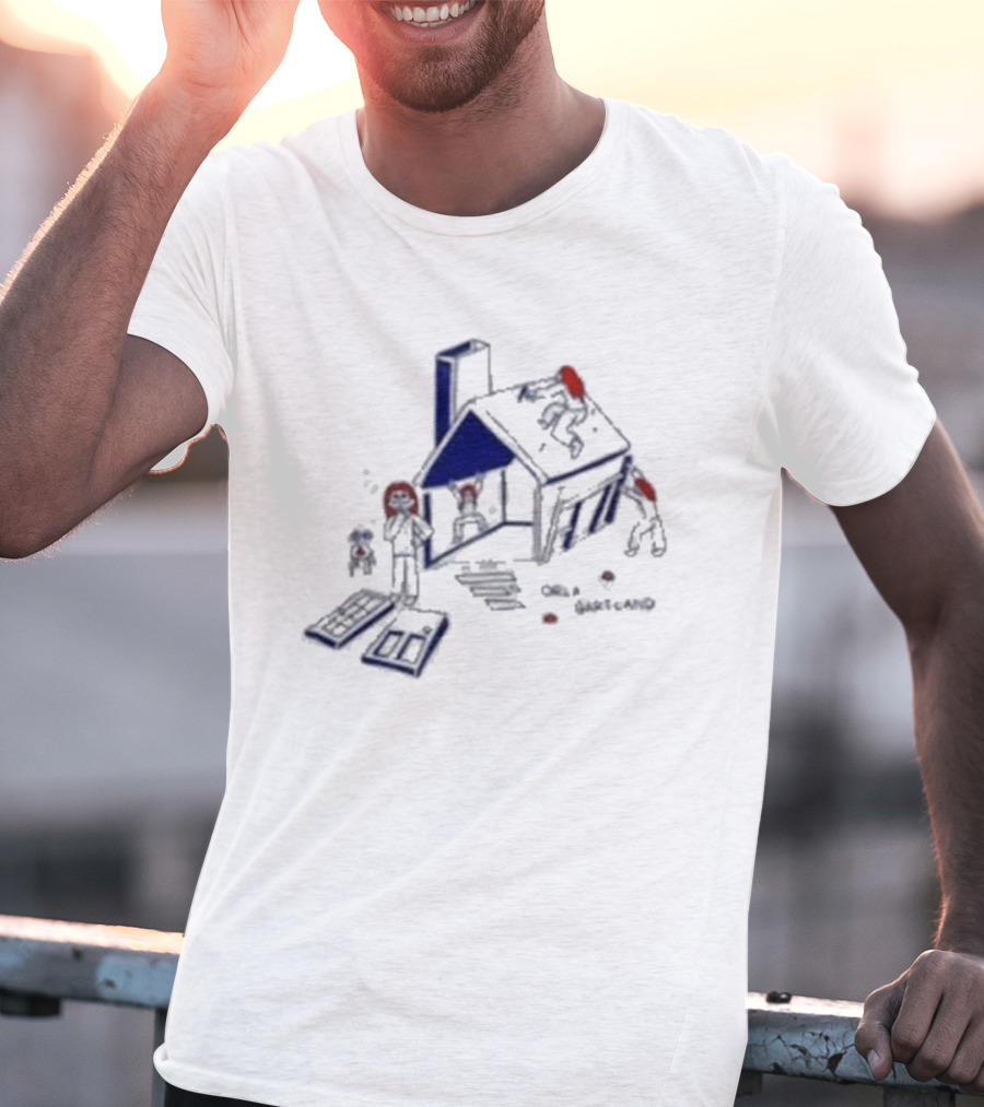 Orla Gartland A Work In Progress House Art Playful Red Haired Characters T-Shirt