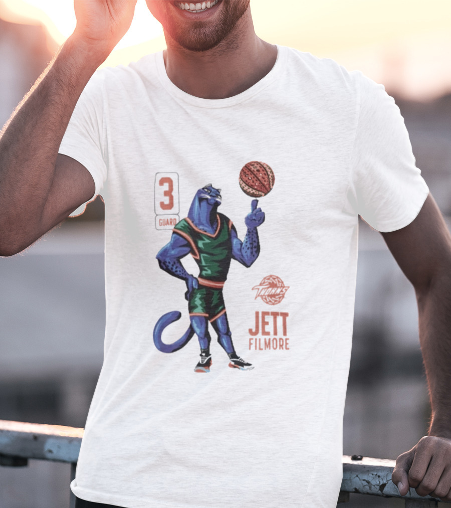 3 Champs Jett Filmore Thundercats Basketball Panther T-Shirt
